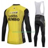 Combinaison Cycliste M/L + Collant à Bretelles 2018 LottoNL-Jumbo N001